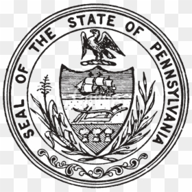 Image - Pennsylvania State Seal Black And White, HD Png Download - medical marijuana png
