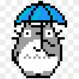 Pixel Art Totoro, HD Png Download - totoro icon png