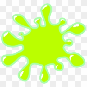 Slime Clip Art, HD Png Download - color splat png
