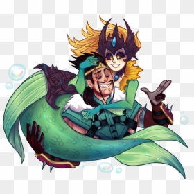 #leagueoflegends #fanart #nami #dravenpic, HD Png Download - draven png