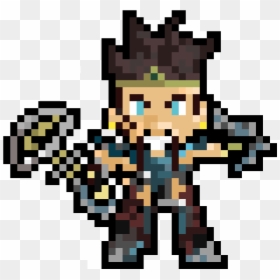 Draven For Draven - Pixel Art Draven Lol, HD Png Download - draven png