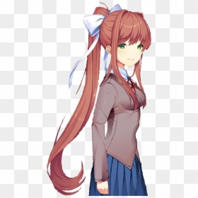 Transparent Monika Ddlc Png - Doki Doki Literature Club Dlc, Png Download - monika ddlc png