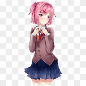 Doki Doki Png - Doki Doki Literature Club Sayori, Transparent Png - monika ddlc png