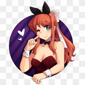 Ddlc Bunny, HD Png Download - monika ddlc png