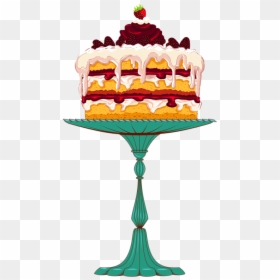 Cake Background, Cute Food, Panes, Patisserie, Sugar - Strawberry Shortcake Clip Art Food, HD Png Download - cute food png