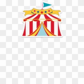 Circus Carnival Cake Topper, HD Png Download - carnival banner png