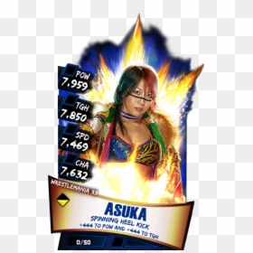 Transparent Asuka Wwe Png - Wwe Supercard Wrestlemania 33, Png Download - asuka wwe png