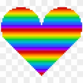 Transparent Rainbow Heart Png - Old Hanse-harbour, Png Download - pixel hearts png