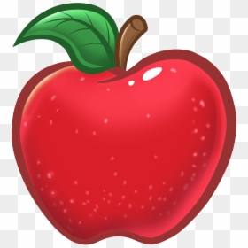 Apple Cliparts Png Cute - Teacher Apple Clipart, Transparent Png - cute food png