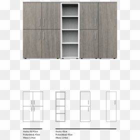 Transparent Modulor Png - Shelf, Png Download - bookcase png