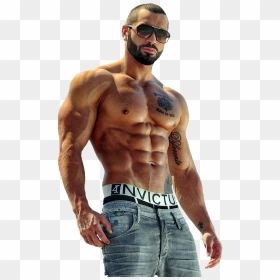 Bodybuilding Png - Lazar Angelov Png, Transparent Png - bodybuilder silhouette png