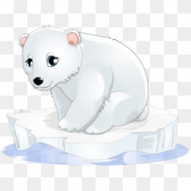 Polar Bear Transparent Transparent Image Clipart - Polar Bear Clipart Png, Png Download - bear vector png