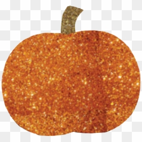 Pumpkins Glitter Sparkly Cute Stickernovember Sweaterwe - Orange Glitter Pumpkin Clipart, HD Png Download - cute food png