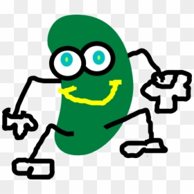 Jelly Clip Art At - Green Jelly Beans Cartoon, HD Png Download - green bean png