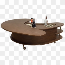 Mid Century Kidney Bar Table, HD Png Download - bar table png