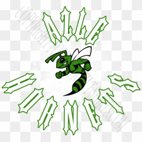 Azle Hornets Logos - Characteristics Of Common Wasps And Bees, HD Png Download - hornets logo png