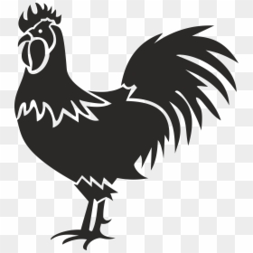 Transparent Rooster Silhouette Png - Rooster Vector Art, Png Download - rooster silhouette png