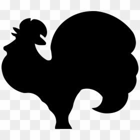 Clipart - Rooster Silhouette Clipart, HD Png Download - rooster silhouette png