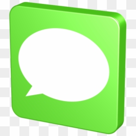 3d Text Message Icon, HD Png Download - messaging icon png