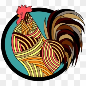 Abstract, Animal, Art, Barnyard, Chicken, Farm - Abstract Chicken, HD Png Download - rooster silhouette png