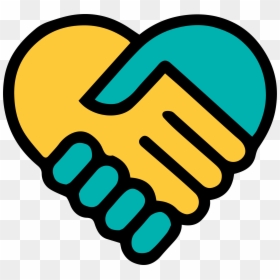 Hands Clipart Hand Holding - Holding Hands Logo Png, Transparent Png - heart hands png