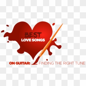 Best Love Songs On Guitar - Heart Best Love Song, HD Png Download - song png