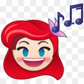 Disney Emoji The Little Mermaid, HD Png Download - single emoji png