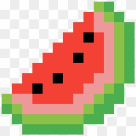 Watermelon Pixel Art, HD Png Download - vhv