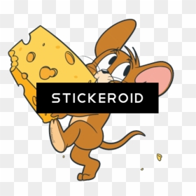 Tom And Jerry Logo Actors Heroes - Transparent Jerry Mouse Gif, HD Png Download - tom and jerry logo png