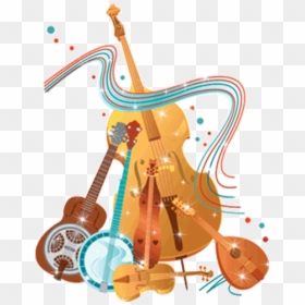 Musical Instrument Clip Art - Bluegrass Clipart, HD Png Download - music instruments clipart png