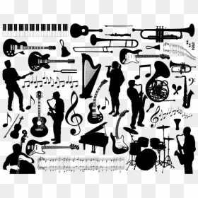 Musical Instrument Royalty-free Illustration - Musician Items, HD Png Download - music instruments clipart png
