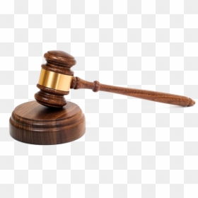Court - Transparent Judge Gavel Png, Png Download - court hammer png