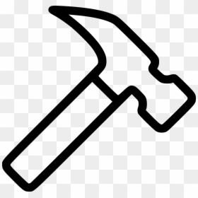 Hammer Png Icon - Hammer Icon Png, Transparent Png - court hammer png