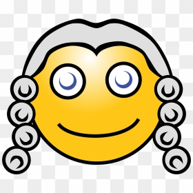 Magistrate, Smiley, Face, Judge, Civil, Officer - Smiley Face Clip Art, HD Png Download - court hammer png
