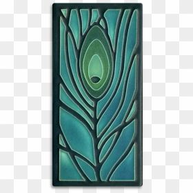 Motawi Tile Peacock, HD Png Download - peacock tail png