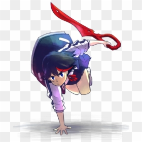 Fictional Character Vertebrate Cartoon Purple Anime - Png Kill La Kill, Transparent Png - kill la kill png