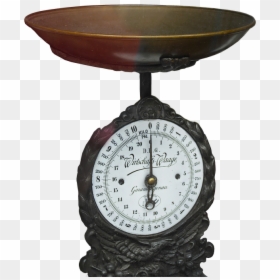 Horizontal, Kitchen Scale, Old Scale, Weigh, Weigh - Balanza De Cocina Antigua, HD Png Download - weighing scale png
