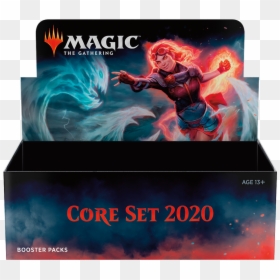Booster Box Core Set 2020, HD Png Download - mtg card back png