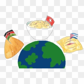 Transparent Breakfast Png - Food Around The World Clipart, Png Download - around the world png