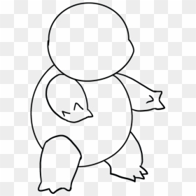 How To Draw Squirtle - Tranh Tô Màu Pikachu, HD Png Download - squirtle squad png