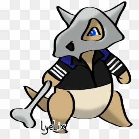 I Drew Cubone Wearing The Vagabond Jacket ‘cause I - Cartoon, HD Png Download - squirtle squad png