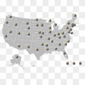 47 Us States - Sigma Lambda Gamma Chapters, HD Png Download - states png