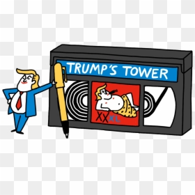 Cartoon, HD Png Download - trump tower png