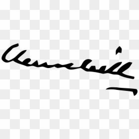 Assinatura De Winston Churchill Clipart , Png Download - Assinatura De Churchill, Transparent Png - winston churchill png