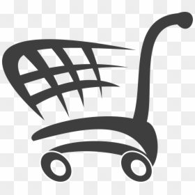 Blue Shopping Cart Logo, HD Png Download - supermarket png