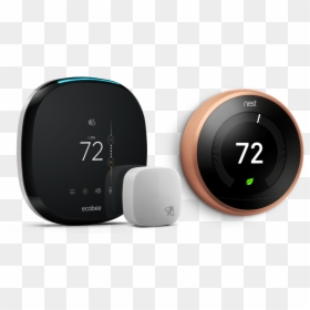 Smart Thermostats - Nest Ecobee4, HD Png Download - nest thermostat png