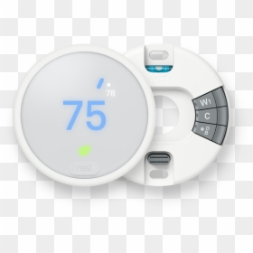 Nest Thermostat E Backplate And Display Image, HD Png Download - nest thermostat png