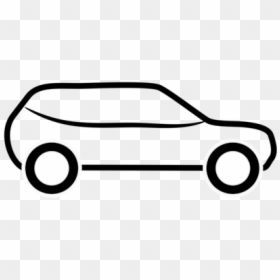 Line Art,angle,circle - Car Icon White Png, Transparent Png - car line art png