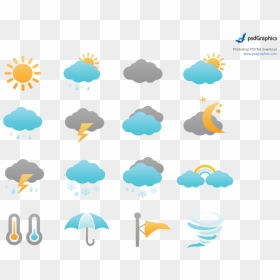 Weather Icons Png - Weather Icons Png Transparent, Png Download - all png background