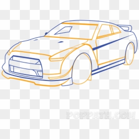 Clip Art Car Drawing - Car Drawing, HD Png Download - car line art png